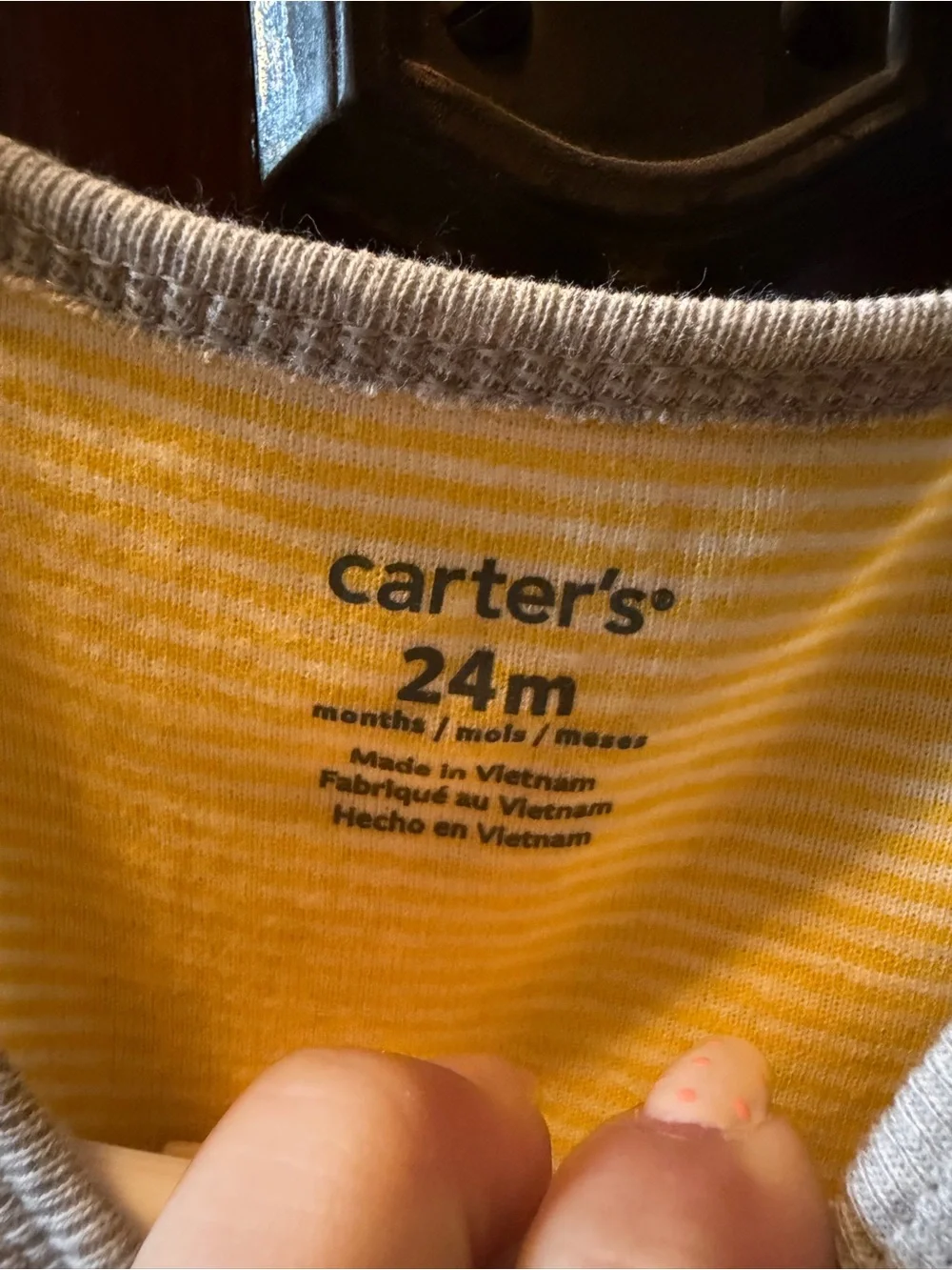 Carters bright yellow